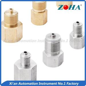 Wholesale Stainless Steel Oil Pressure Sensor Connector / Brass Pressure Gauge Adapter from china suppliers