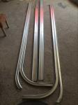 3 inch 10-15m / min Production Capacity Door Bottom Rail Cold Roll Forming