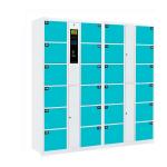 Commercial School / Gym Electronic Safe Locker Intelligent Knock Down Structure