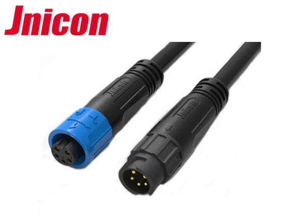 5 Pole M12 Waterproof Connector Quick - Lock High Durability Corrosion