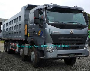 Wholesale SINOTRUCK HOWO A7 371hp 8x4 12 wheeler Heavy Duty Mining Dump/ Dumper Truck For Transporting sand stone mines from china suppliers