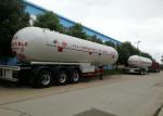 Tri Axles Tank Semi Trailer For 40000L- 48000L Liquid Ammonia Transport