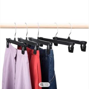 Wholesale Outdoor Multi Pant Hangers With Clips 10 Inches Plastic Clip Coat Hangers from china suppliers