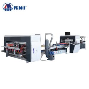 Wholesale Corrugated Automatic Carton Folder Gluer Machine PLC Control from china suppliers