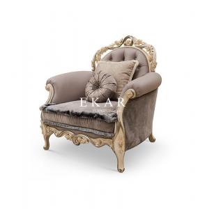 China Luxury New Model European Design Royal Leather Sofa Set on sale