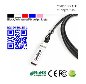 Wholesale SFP-10G-DAC1M-A 10G SFP+ to SFP+ DAC(Direct Attach Cable) Cables (Active) 1M 10G SFP+ DAC ACC from china suppliers