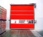 Automatic Industrial High Speed Shutter Door , 1.2mm PVC Curtain Thickness