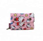 ROHS Fadeless Zippered Coin Purse Hello Kitty Mini Canvas 26.5x10x13CM
