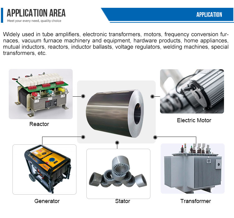 Cold Rolled Non Grain Oriented Silicon Steel Coil 0.28*1000mm 0.18*1000mm