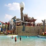 Fiberglass Swimming Pool With Wave Pool For Young And Adults