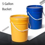 Food Grade Safe 5 Litre Silk Screen Printing Plastic Bucket for Paint Popcorn