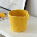 Decorative Custom Woven Cotton Rope Candy Storage Fabric Container Wholesale Spa