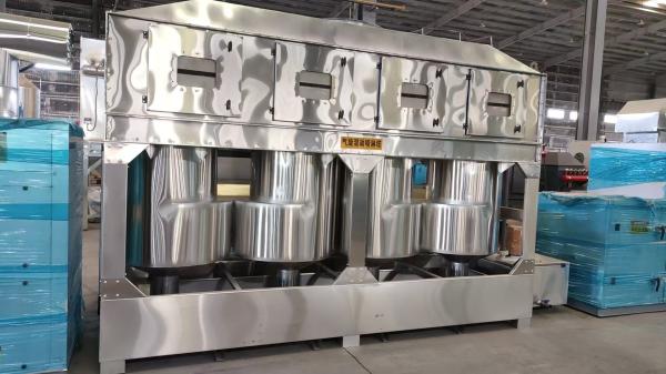 Industrial Cyclone Tower Dust Removal Equipment with Aluminum Blades 45 Degree