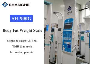 Wholesale AC100V - 240V Bmi Weight Scale , Ultrasonic Instrument Used To Measure Body Fat from china suppliers