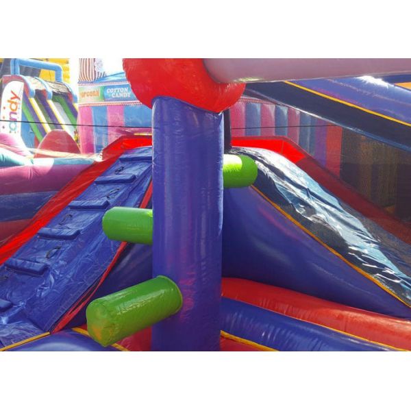 Commercial Inflatable Bouncer House Combo 0.55mm PVC Ferris Wheel