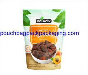 China Stand Up Pouch with zip lock, stand up bag with zipper, resealable bag for nuts packaging 400g on sale