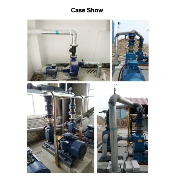 Large Head Self Priming Horizontal Sewage Pump Clean Water Large Flow Rate