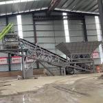 Small Compact Concrete Batching Plant 60m3/H Full-Automatic Portable