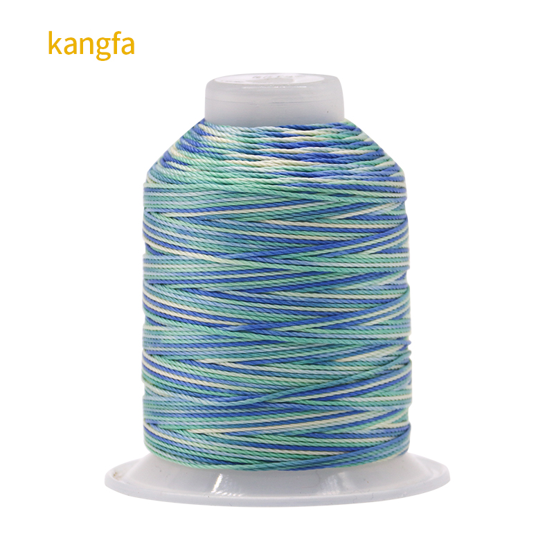 Multi Color Sewing Threads Polyester Rainbow Thread for Weaving Crafts 100% Polyester