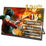 16 Inch 120hz HD Monitor 1920x1080 Portable Screen For Phone