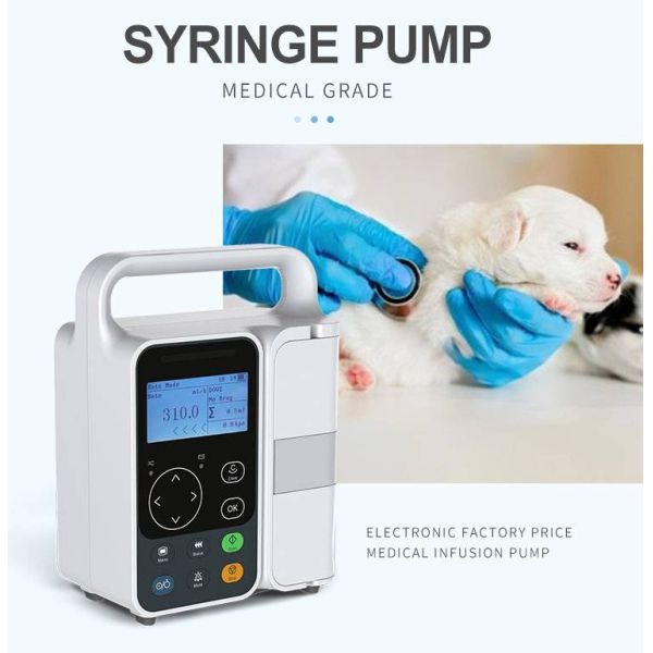Yonker Portable Multi-function Infus Pump Automatic Electronic Chemotherapy Iv Set Syringe Vet Veterinary Infusion Pump