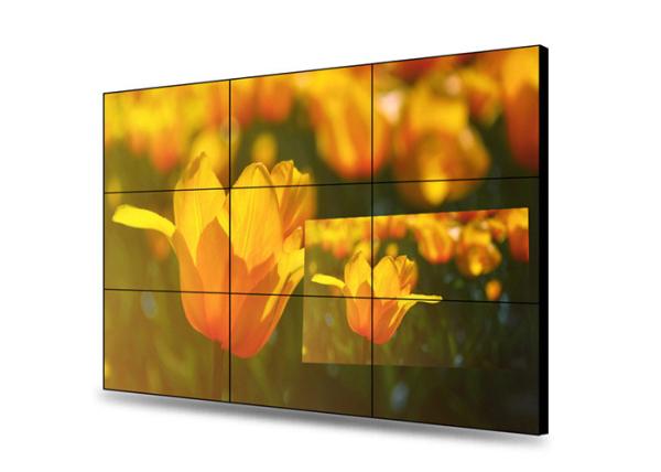 Meeting Room Free Standing Video Wall , Indoor 500nits Super Narrow Bezel