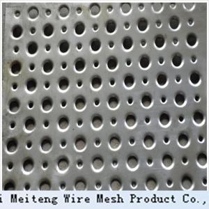 Wholesale Round hole 6mm thick steel perforated metal for stair handrails from china suppliers