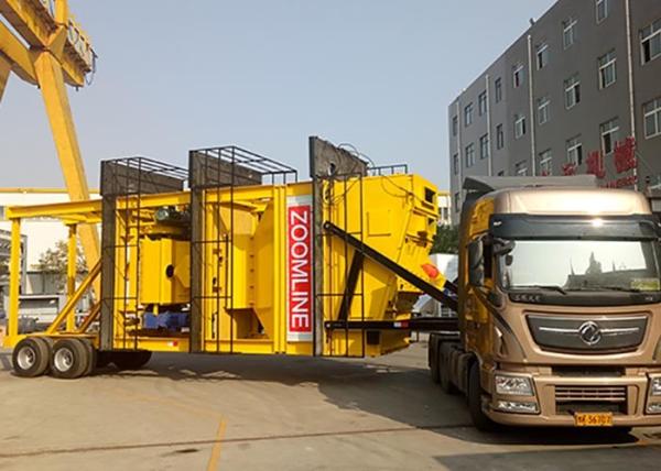 Professional 120tph Mobile Asphalt Batch Plant For Highway Construction