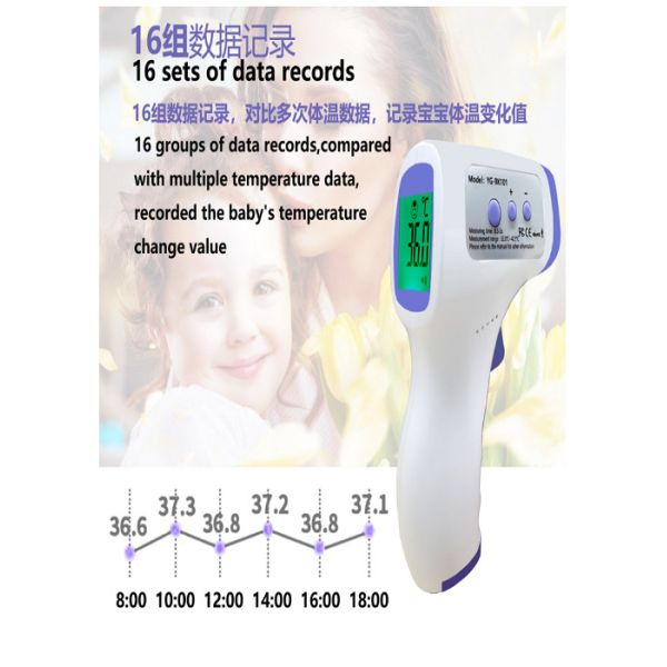 Handheld Non Contact Digital Thermometer , Digital Infrared Thermometer