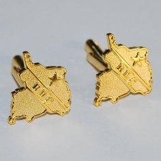 Wholesale Customized Antique gold / Matte Gold Brass 1.5mm Cufflink (Custom Design OEM Welcome) from china suppliers