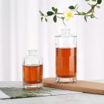 Aluminum Plastic PP Collar 500ml Vintage Brandy Bottle with Glass Acrylic