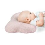 Head Rest Baby Memory Foam Pillow Prevent Flat , Pink Baby Nursing Pillow