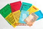 Plastic Reclosable Specimen Bags with Dual Pouch, Medical Lab Bags Reclosable