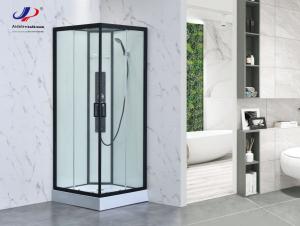 Wholesale Innovative Design Shower Room With 4/5mm Tempered Glass And Matt Black Frame from china suppliers
