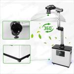 80W Salon Beauty Nail Fume Extractor , 55 dB Fume Extractor System