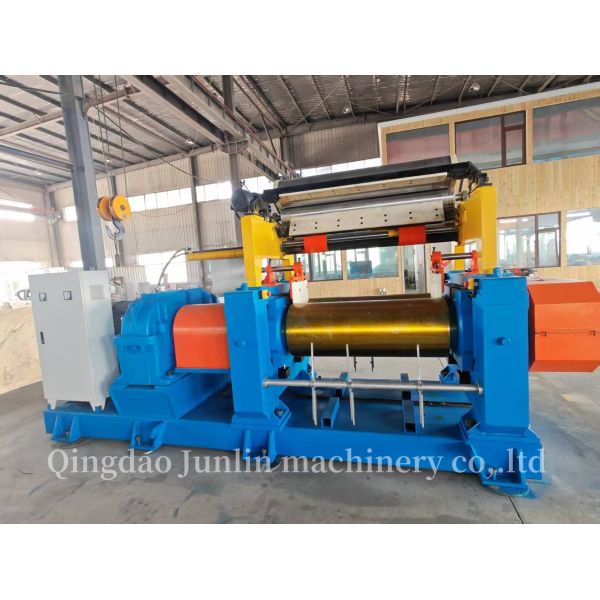 Automatic Stock Blender Double Shaft XK-450 Rubber Mixing Mill For Rubber Sheet