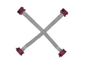 Wholesale UL2651 28AWG 1.27 Mm Pitch Ribbon Cable PA6T PA9T LCP Insulator Material from china suppliers