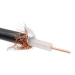 CCS PVC Jacket RG6 Quad Shield Coaxial Cable For CATV Satellite 75ohm
