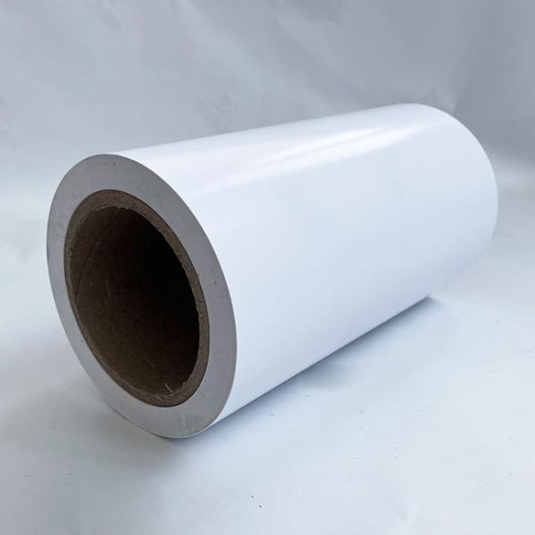 WG0933 Light Weight Semi Glossy Adhesive Labelstock for Small diameter label