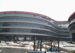 Wholesale Lightweight Metal Framing , Glass Curtain Wall Steel Structure High Rise Building from china suppliers