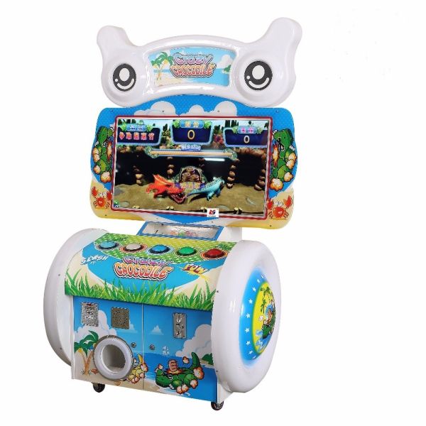Button Hitting / Press Redemption Arcade Machines Video Type Crazy Crocodile For Kids
