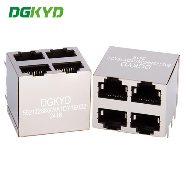 DGKYD59212288GWA1DY1E022 Multi Port RJ45 Connector Without Light And Filter,