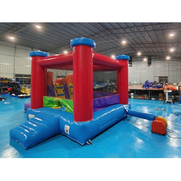 Commercial High Quality Inflatable Jumping Castle With Dry Slide Inflatable Bounce House With Slide Combo For Kids