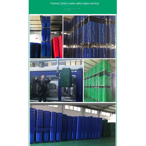 OEM ODM 96 Gallon Rolling Trash Can Wheeled 96 Gallon Trash Can