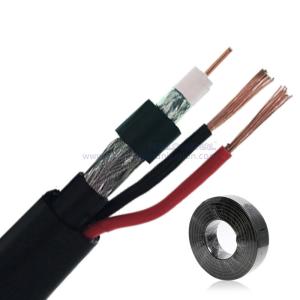 Wholesale High Quality RG6/U 2C18AWG CM Common CCTV coaxial cable BC CCS conductor RG6 coaxial cable with power from china suppliers