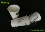 Single Wall Custom Printed Paper Coffee Cups For Hotel / Home Saxophone Pattern