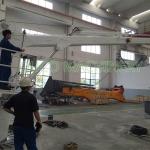 10M Telescopic Boom 2T Steel Offshore Pedestal Cranes