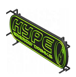Wholesale Hookah Acrylic PVC Neon Sign 30cm Rectangle Neon Light Metal from china suppliers