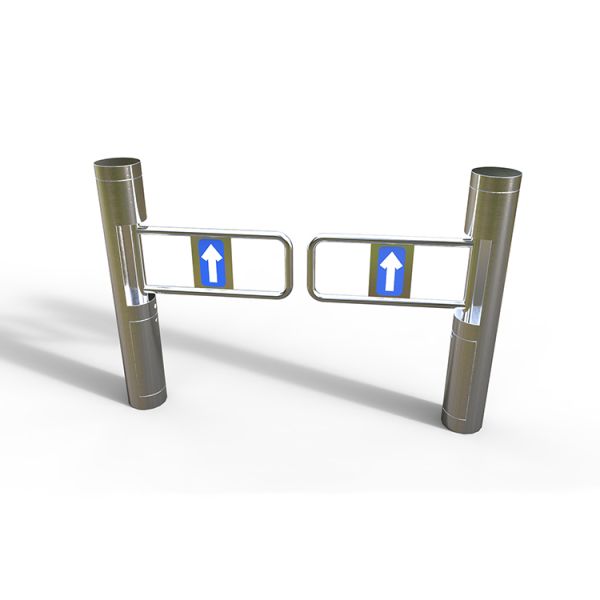 SS304 DC 24V Supermarket Swing Gate High Security Safety With Infrared Sensor