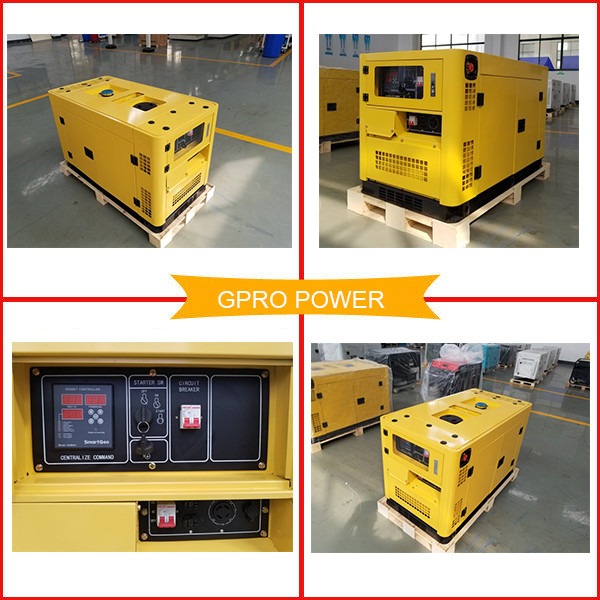 2 Cylinder 60HZ 12kw Power Diesel Generator Portable Low Noisy For Home Use